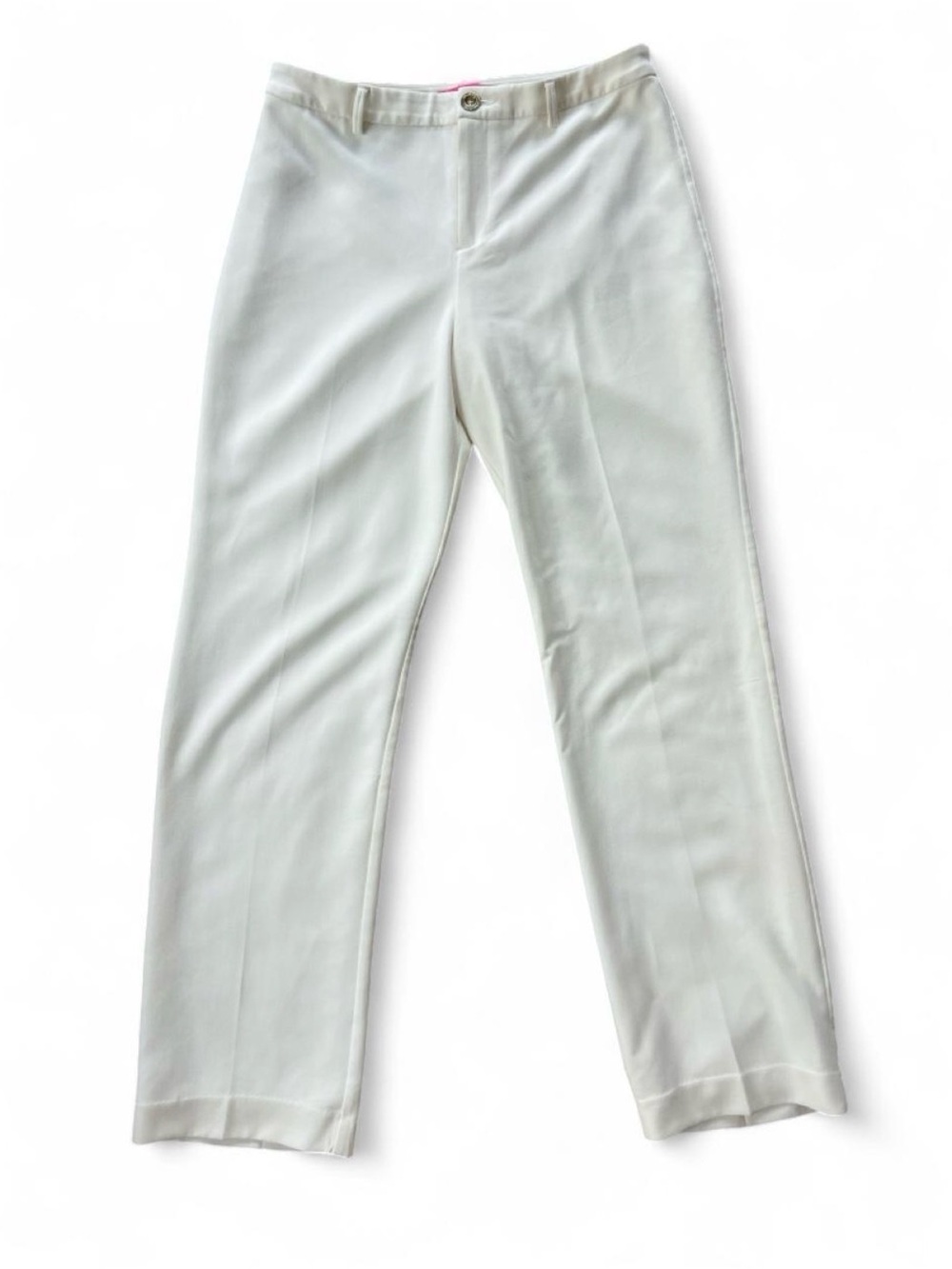 Lilly Pulitzer White Straight Leg Dress Pants Size 8